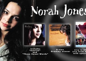 Norah Jones Promotional Retail Signage