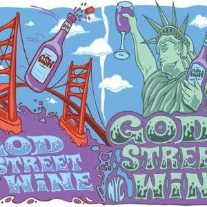 God Street Wine East To West Coast Tour Poster & T-shirts
