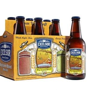 Excelsior Brewing Company Blond 6 Packaging and Labels